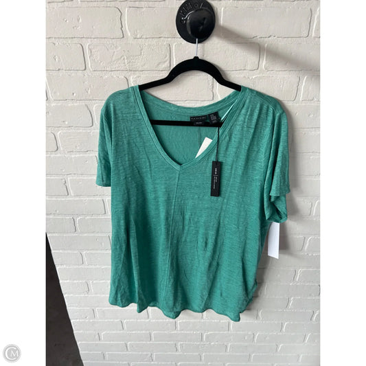 Top Short Sleeve Basic By Tahari In Green, Size: 2x