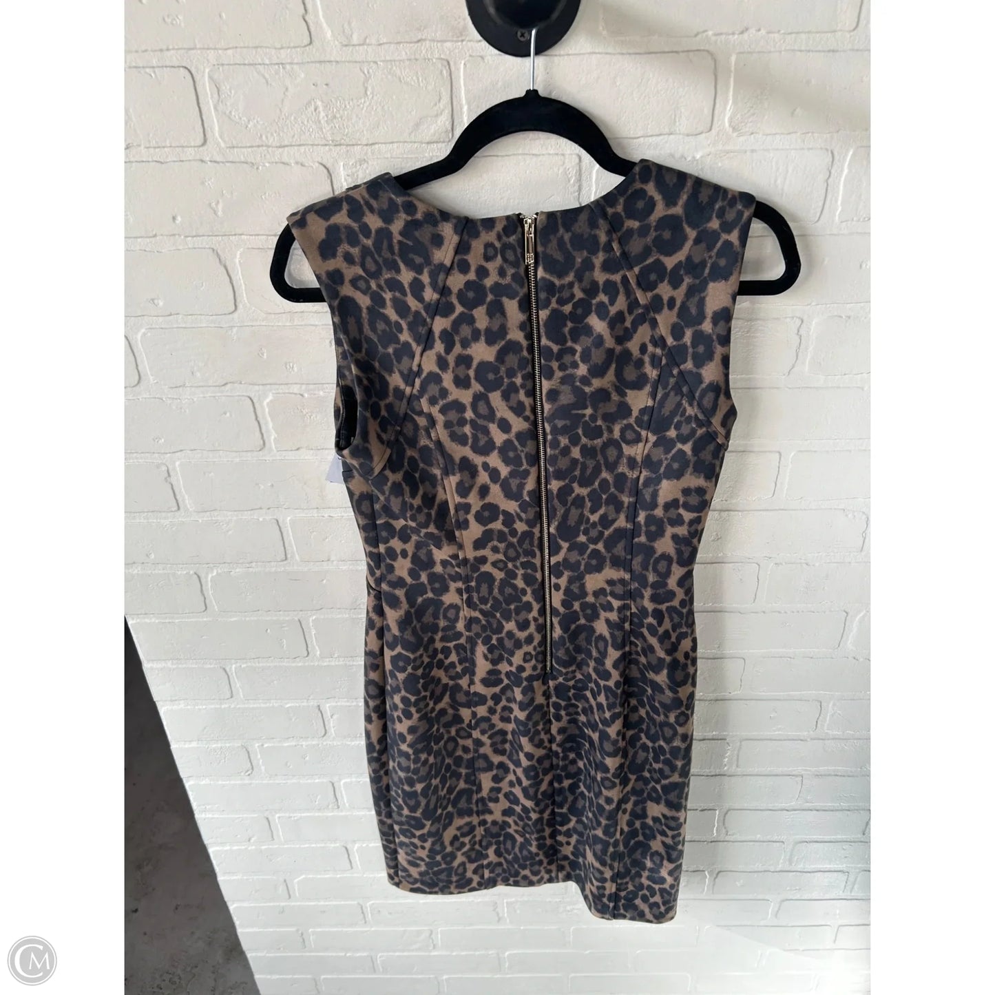 Dress Work By Tommy Hilfiger In Black & Brown, Size: S