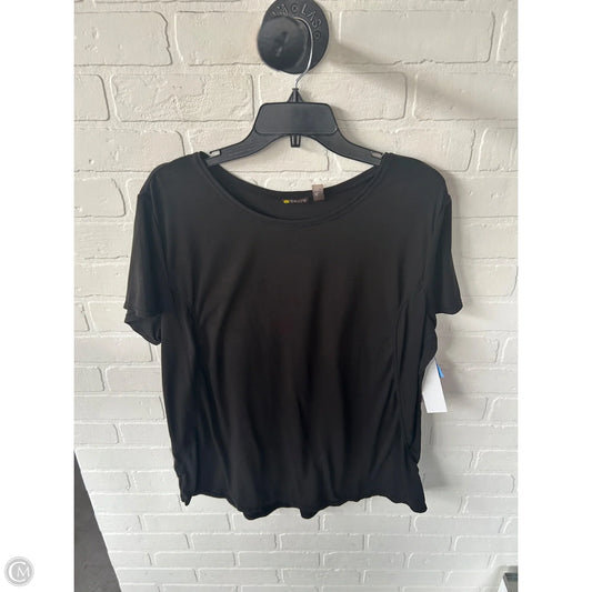 Athletic Top Short Sleeve By Zella In Black, Size: Xl