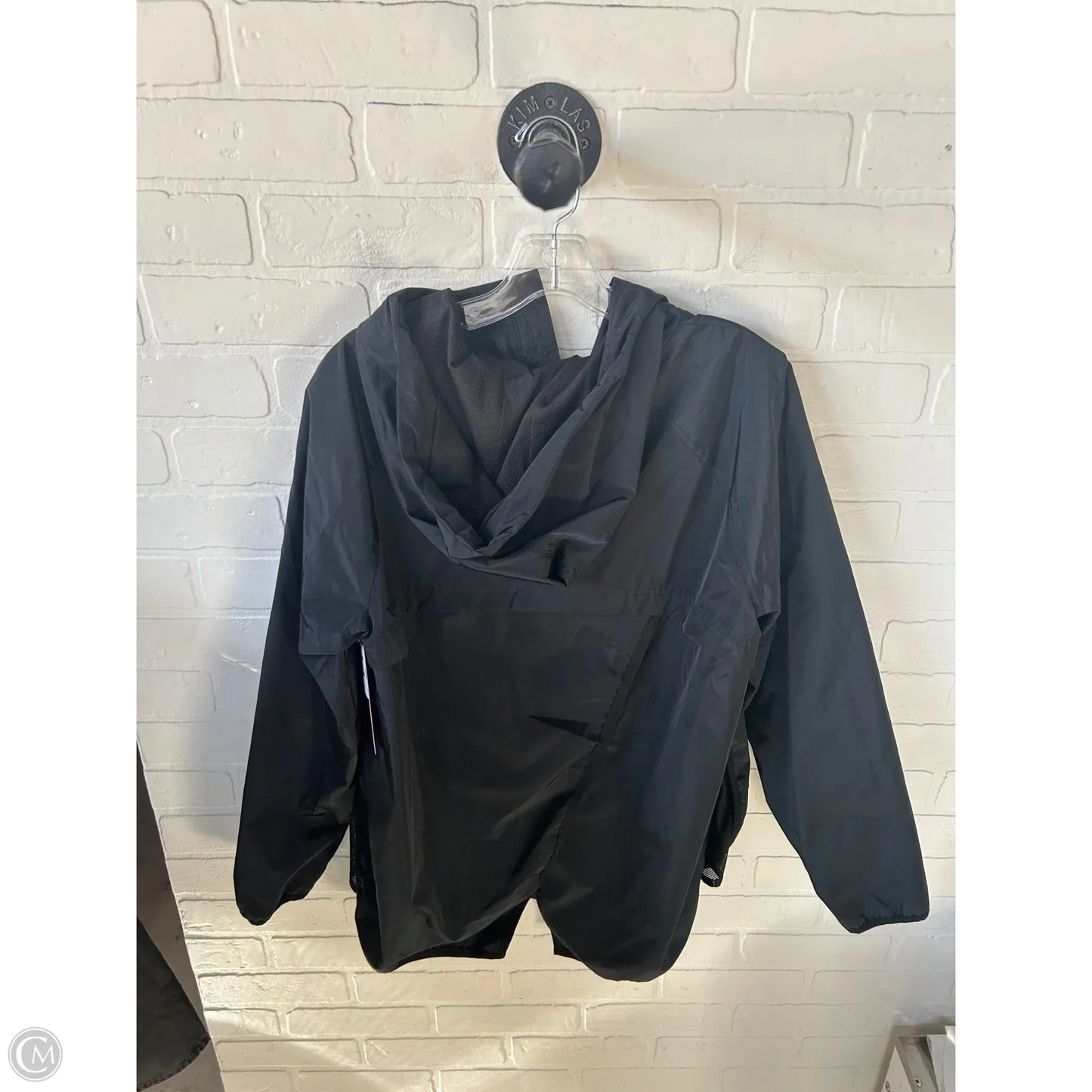 Jacket Windbreaker By Calvin Klein Performance In Black, Size: L