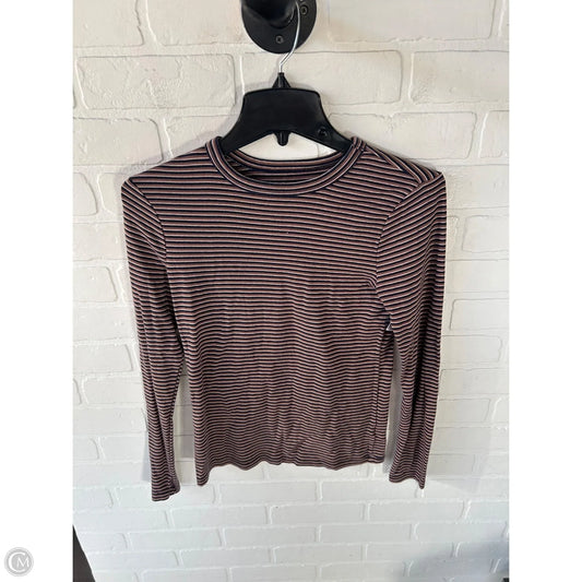 Top Long Sleeve Basic By A New Day In Brown, Size: S