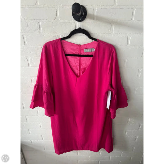 Dress Casual Short By Clothes Mentor In Pink, Size: Xl