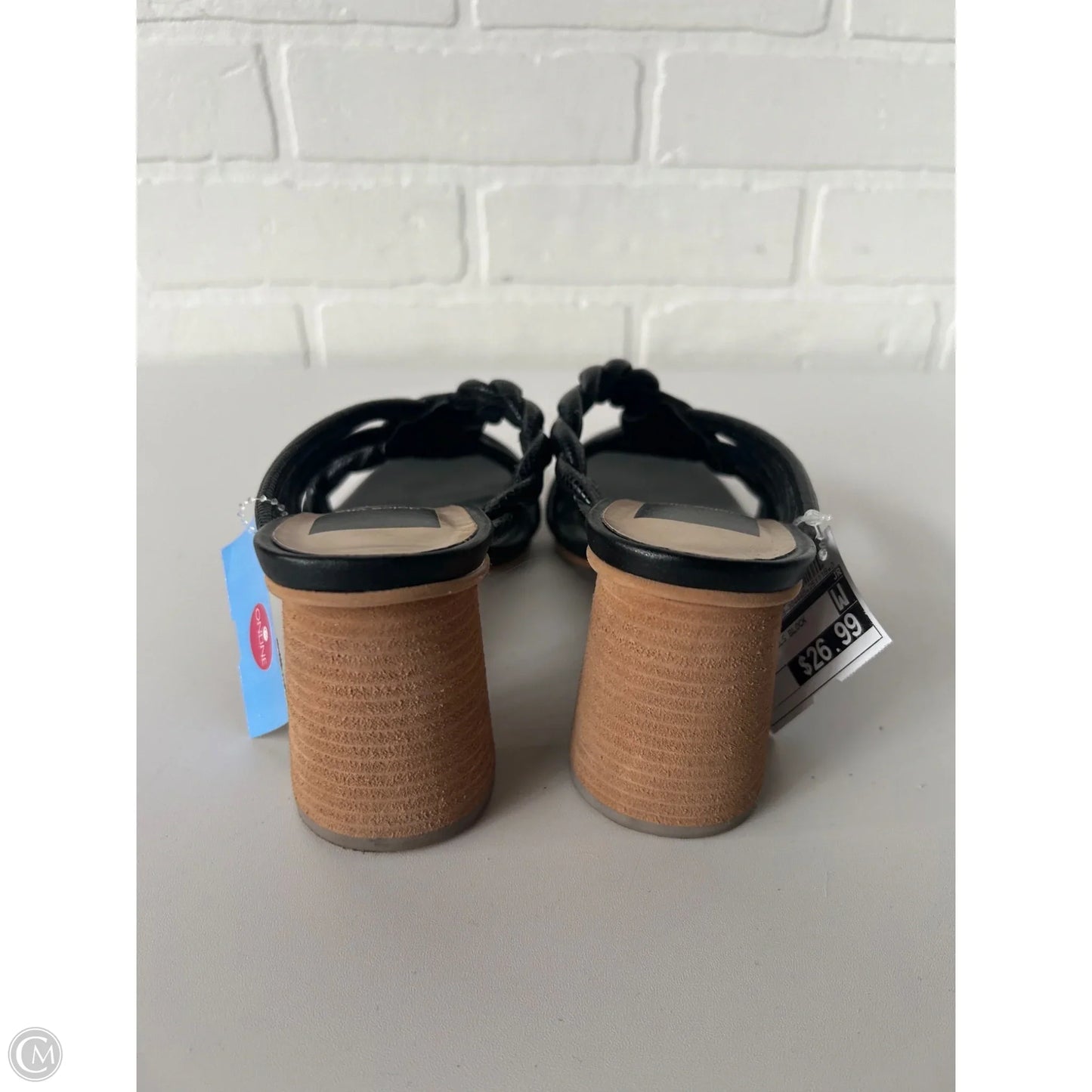 Sandals Heels Block By Dolce Vita In Black, Size: 6