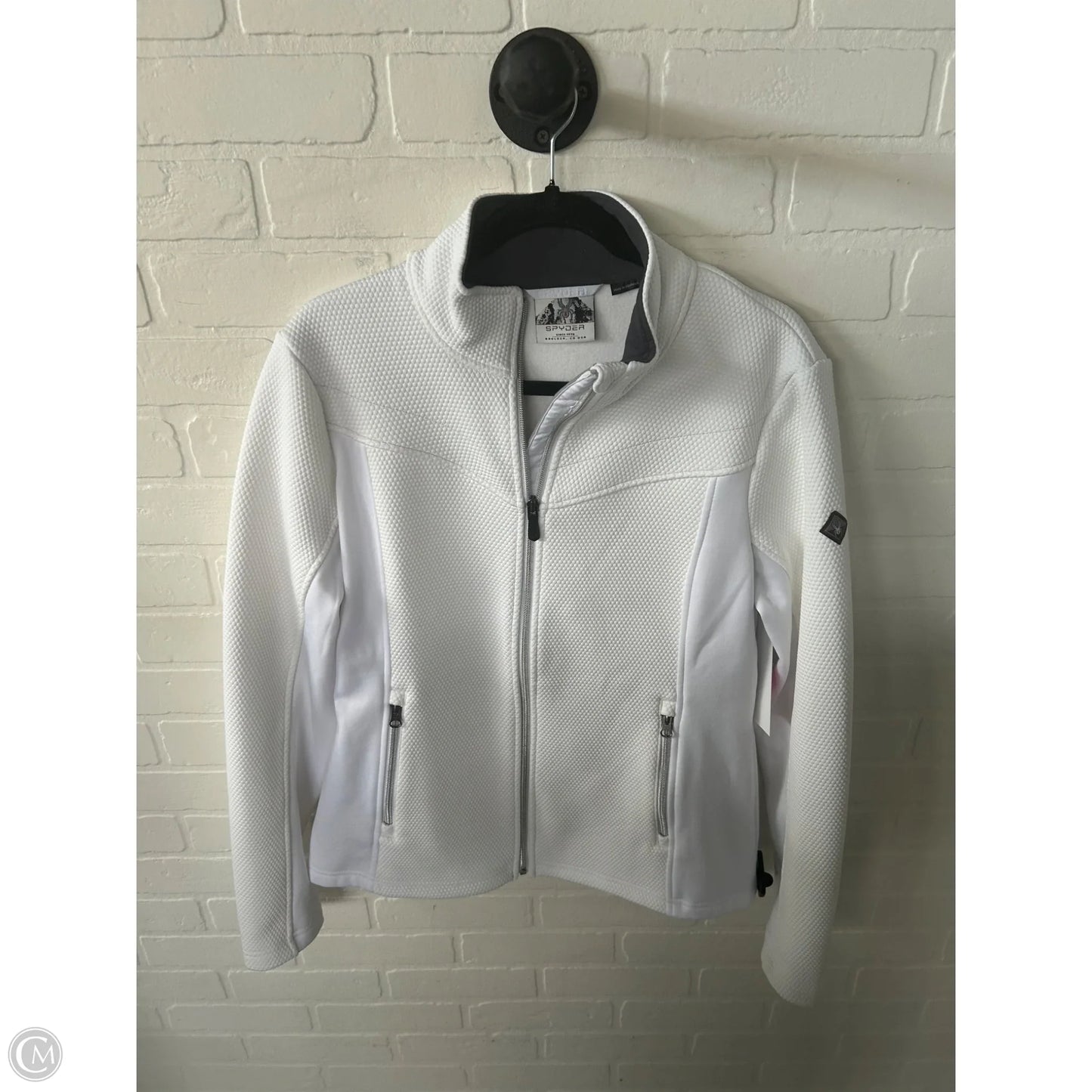 Jacket Fleece By Spyder In White, Size: L