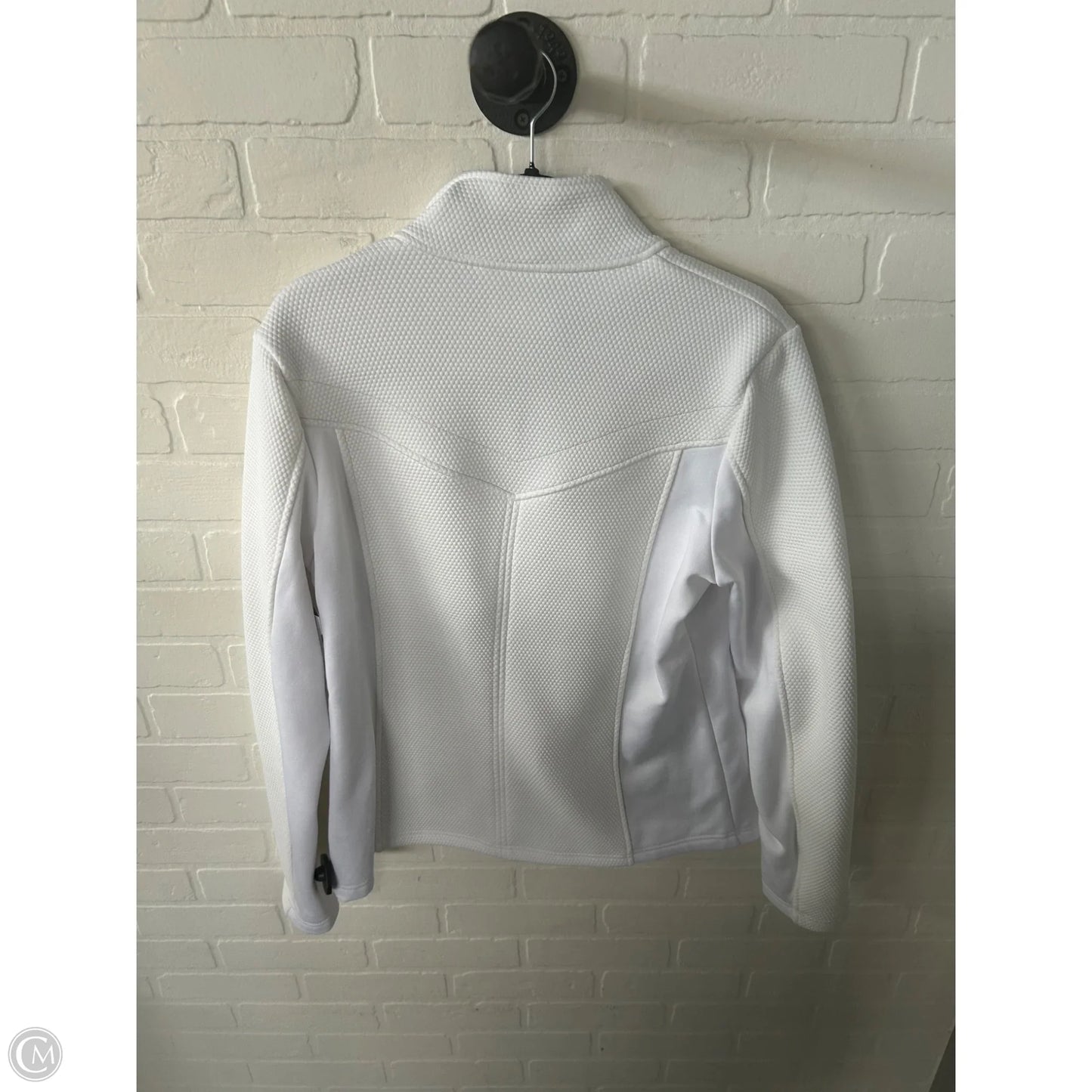 Jacket Fleece By Spyder In White, Size: L