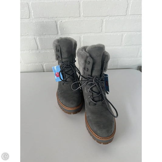 Boots Mid-calf Flats By Timberland In Grey, Size: 6