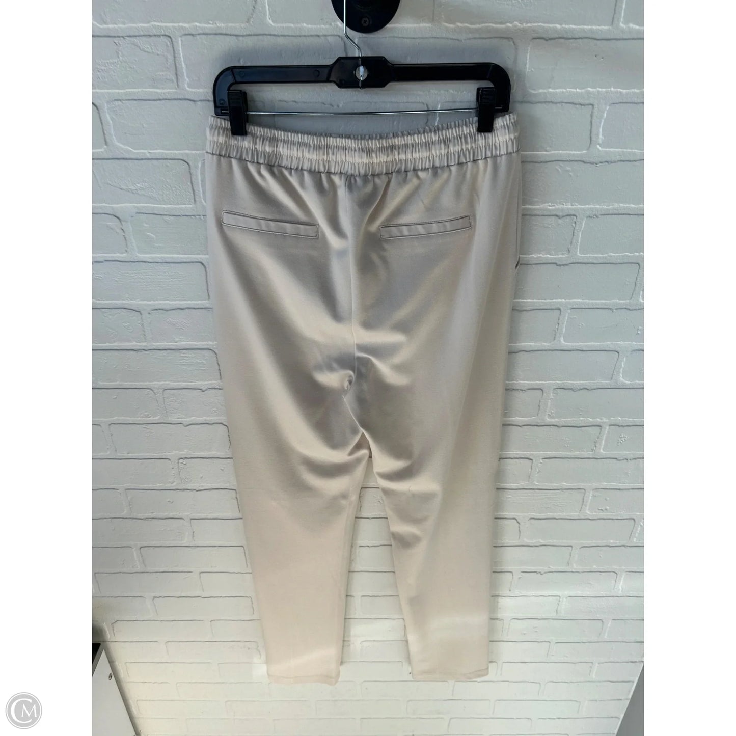 Lounge Set Pants By Clothes Mentor In Cream, Size: L
