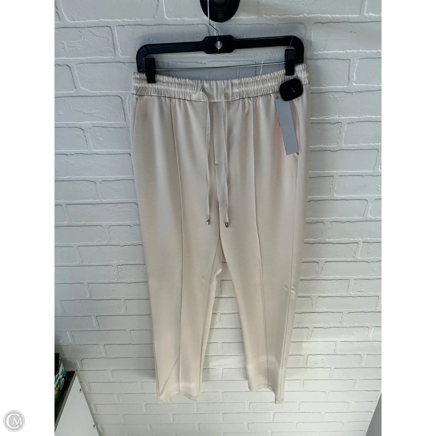 Lounge Set Pants By Clothes Mentor In Cream, Size: L