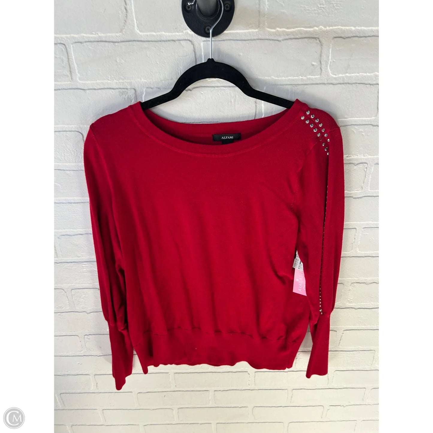 Sweater By Alfani In Red, Size: L