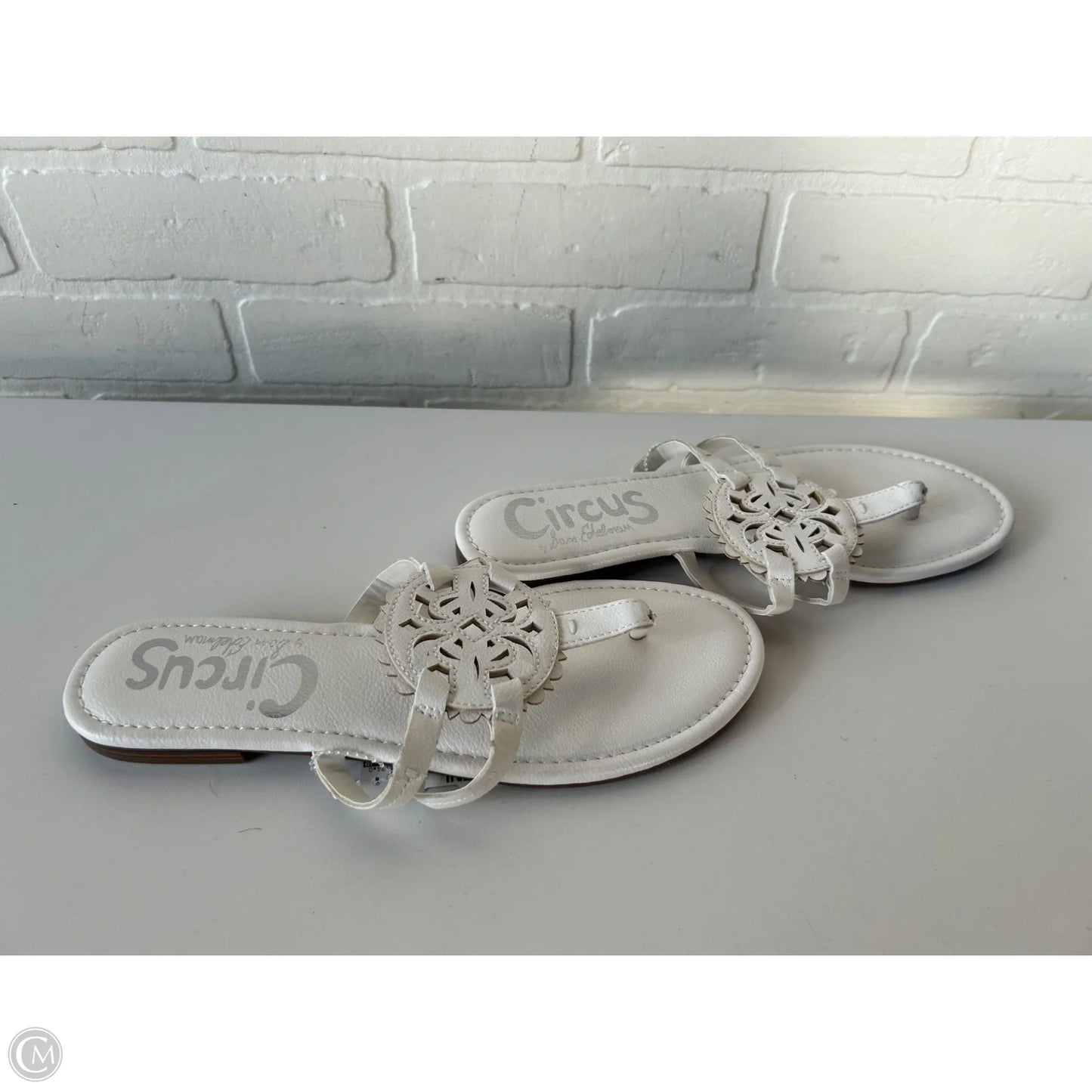 Sandals Flip Flops By Circus By Sam Edelman In White, Size: 9.5