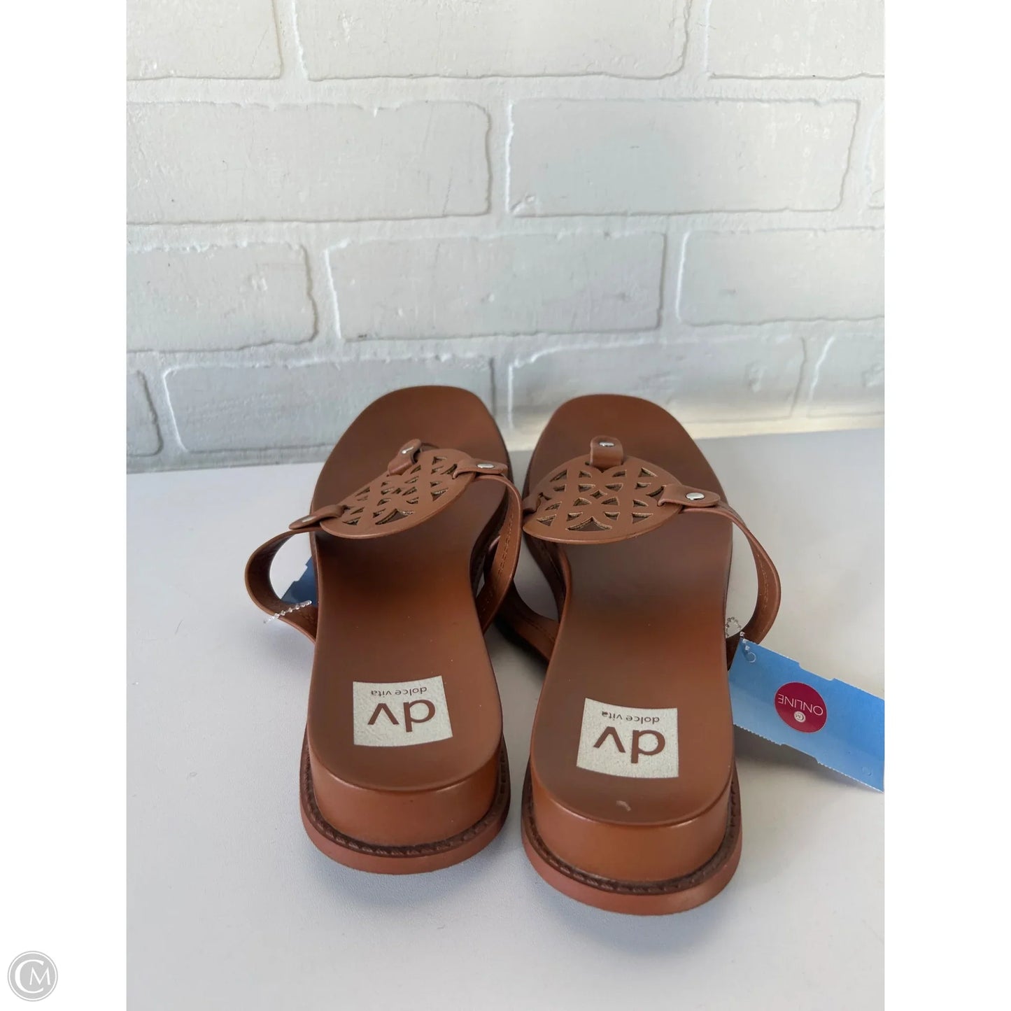 Sandals Flip Flops By Dolce Vita In Brown, Size: 9.5