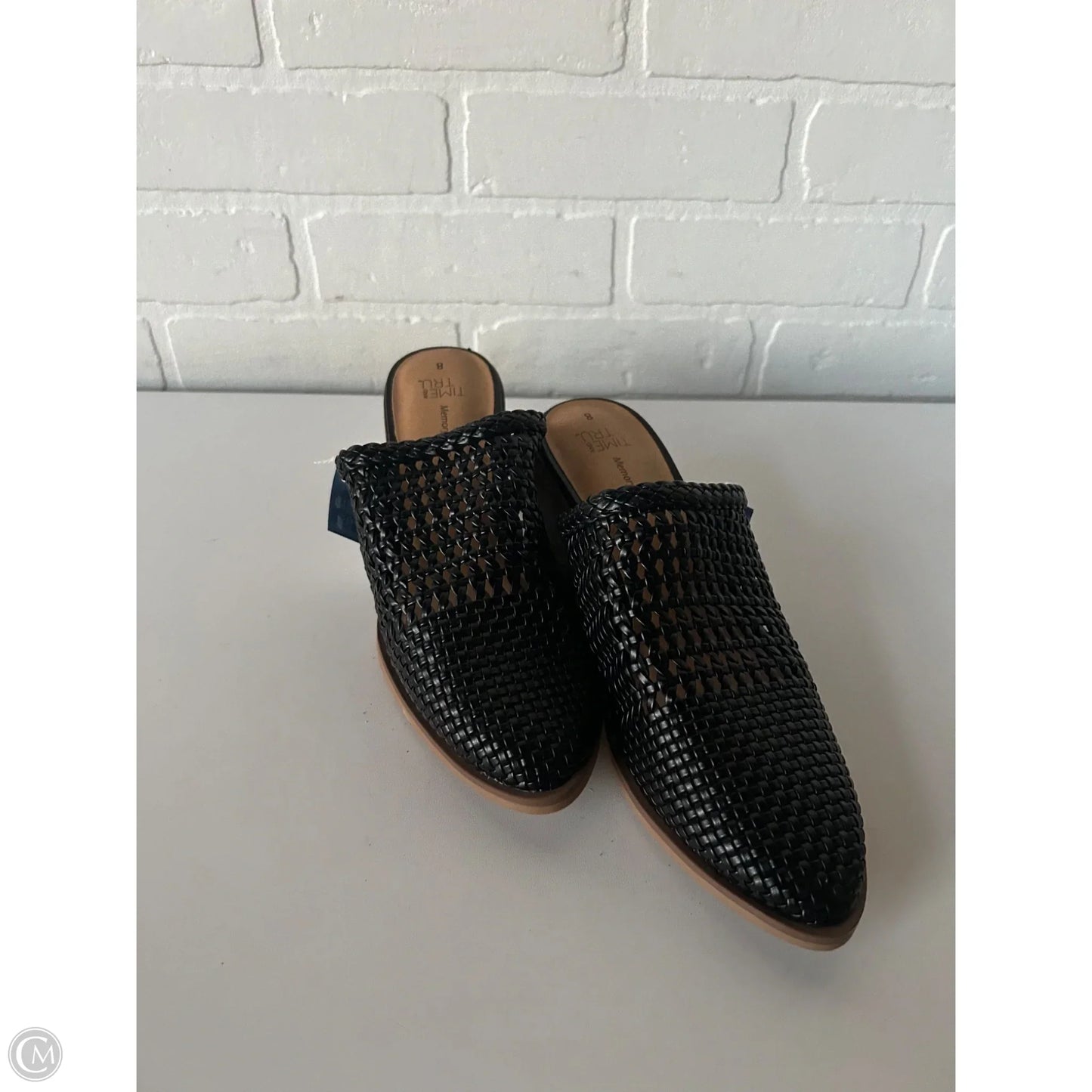 Shoes Heels Block By Time And Tru In Black, Size: 8