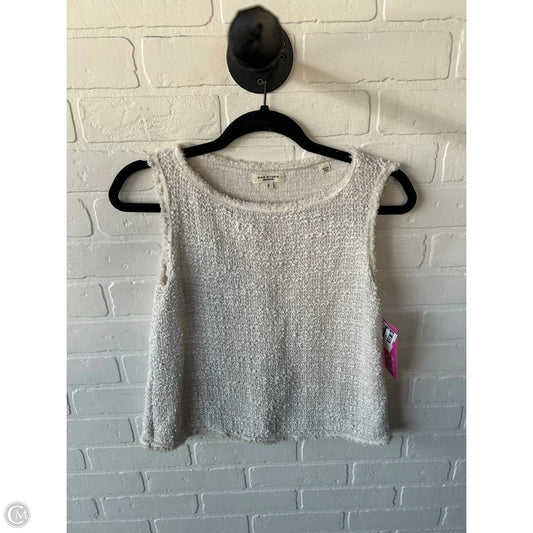 Top Sleeveless By Max Studio In Cream, Size: S