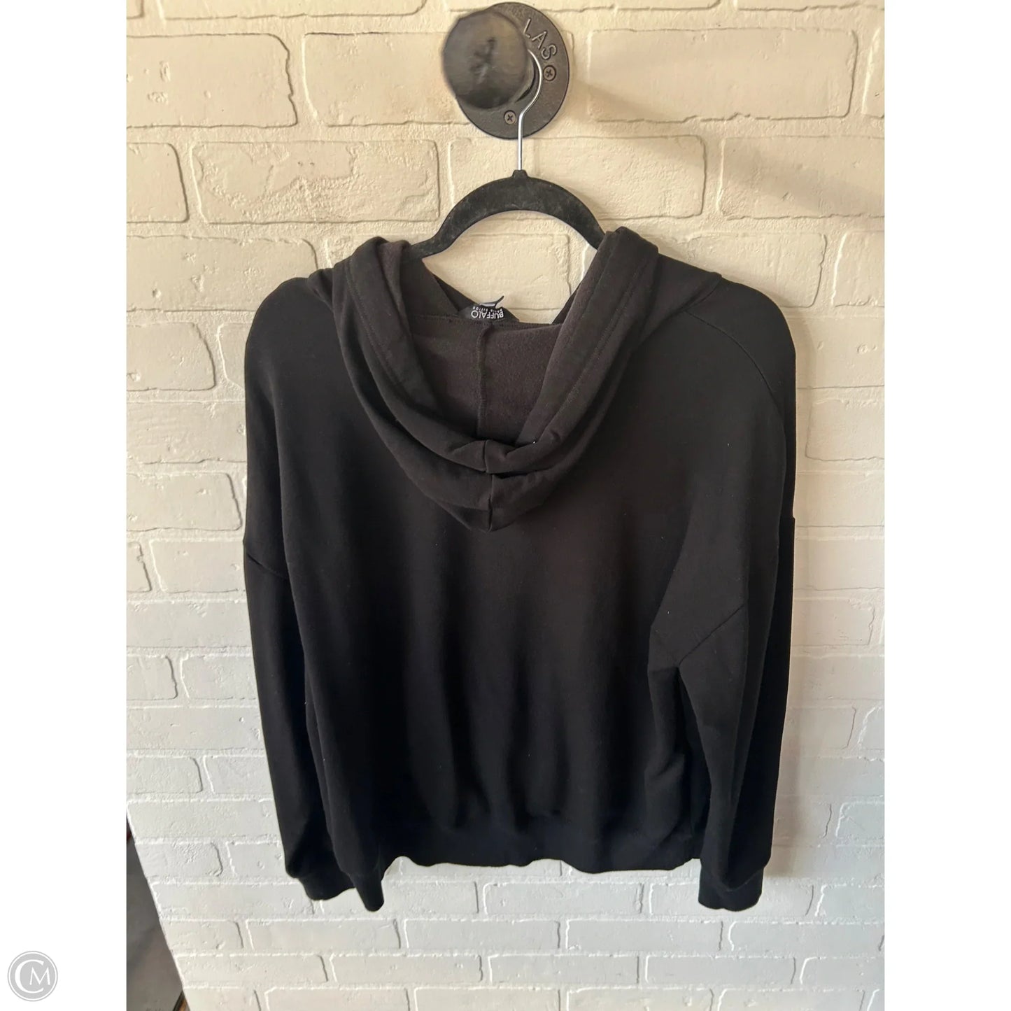 Sweatshirt Hoodie By Buffalo David Bitton In Black, Size: L