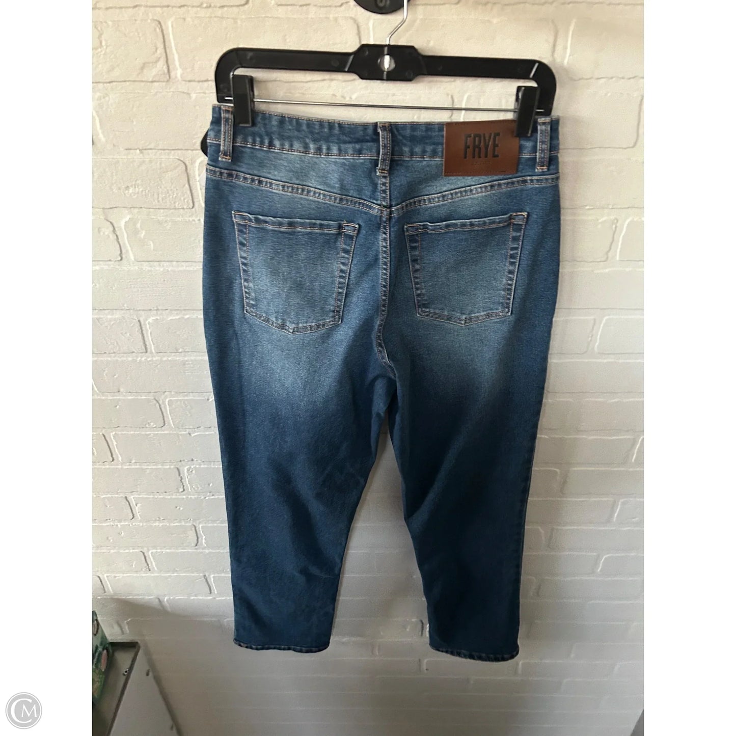 Jeans Designer By Frye In Blue Denim, Size: 4