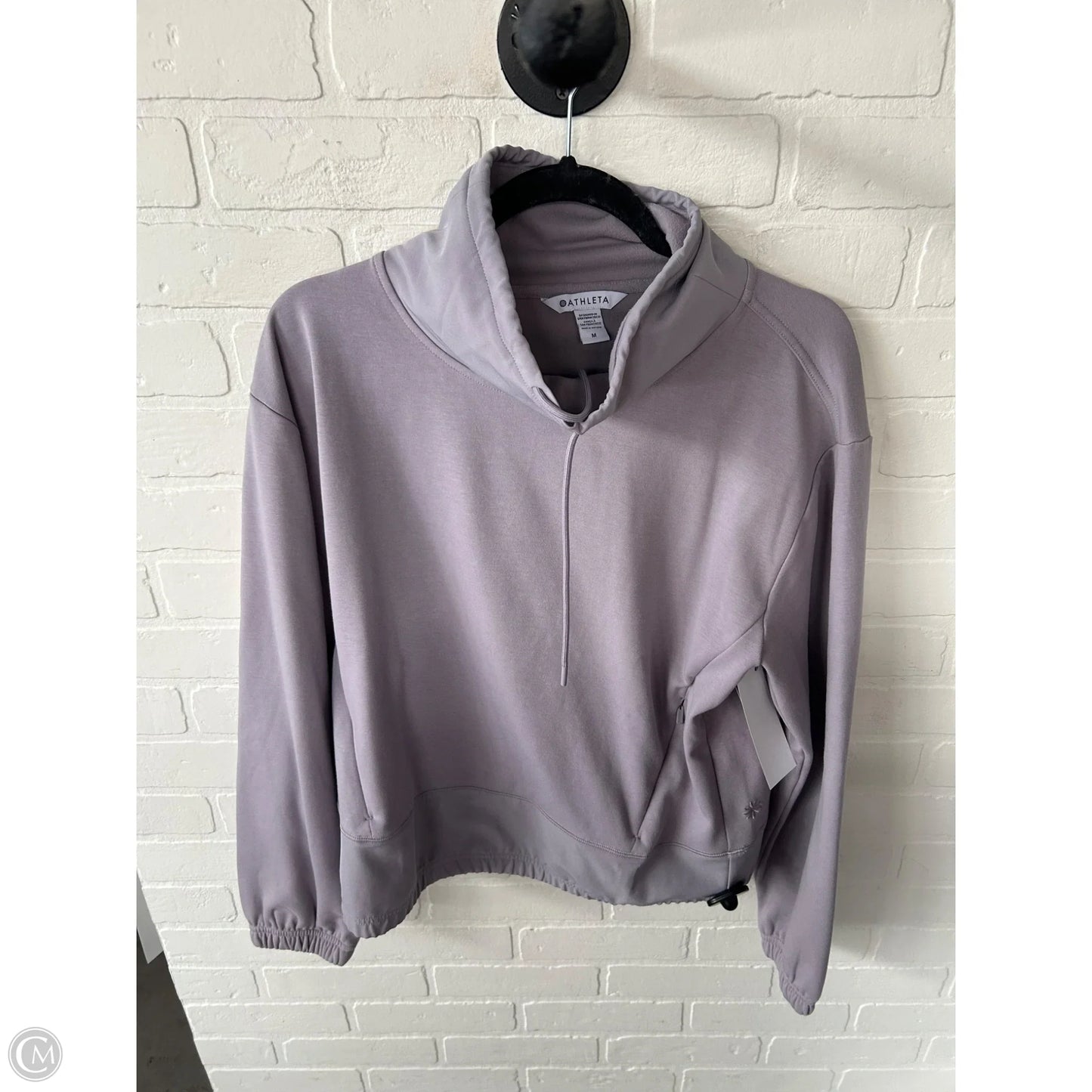 Athletic Sweatshirt Collar By Athleta In Purple, Size: M