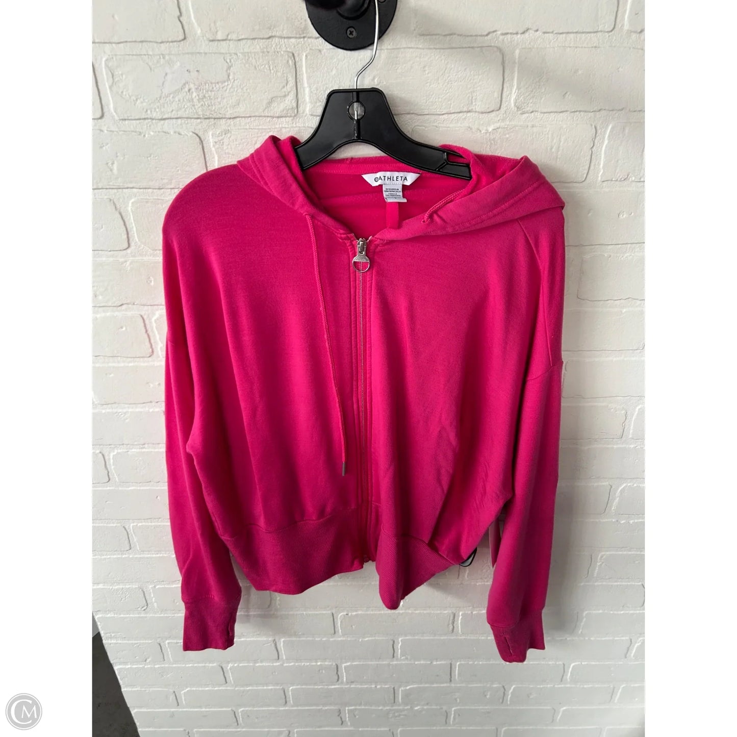 Athletic Sweatshirt Hoodie By Athleta In Pink, Size: S