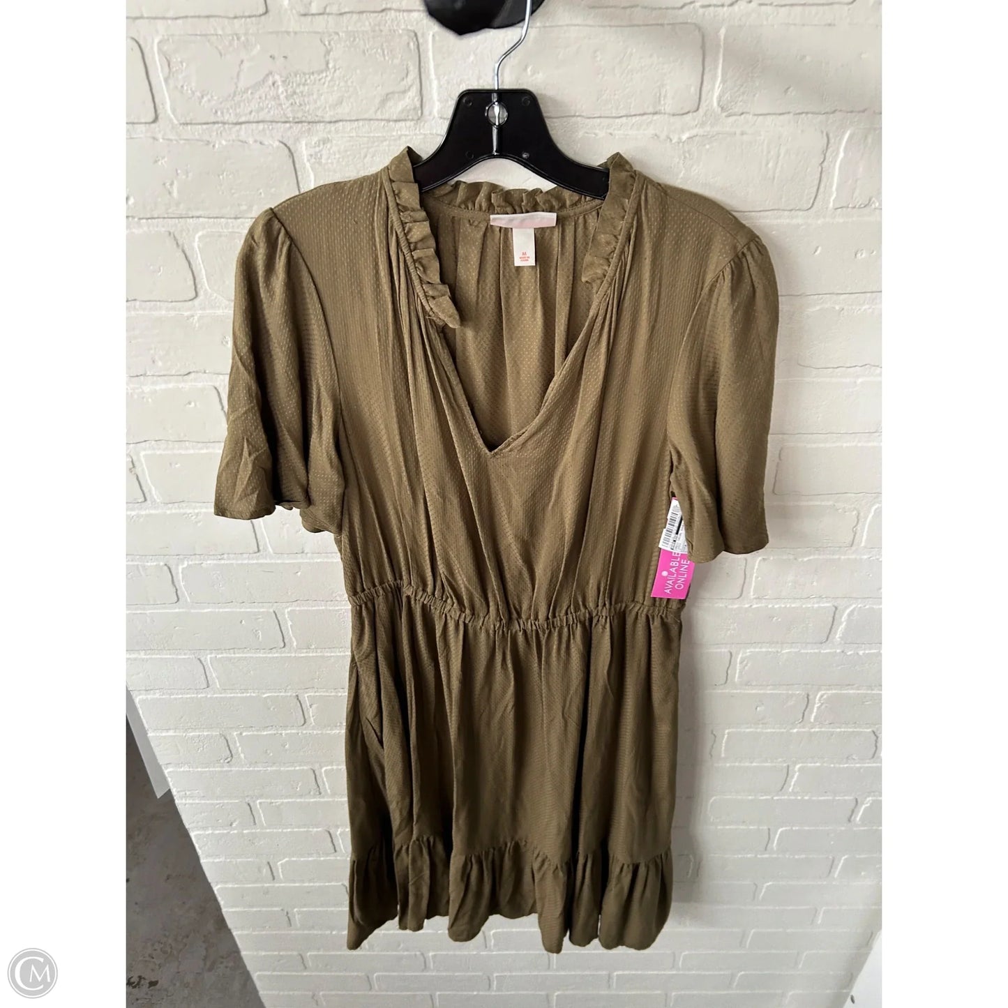 Dress Casual Short By Knox Rose In Green, Size: M