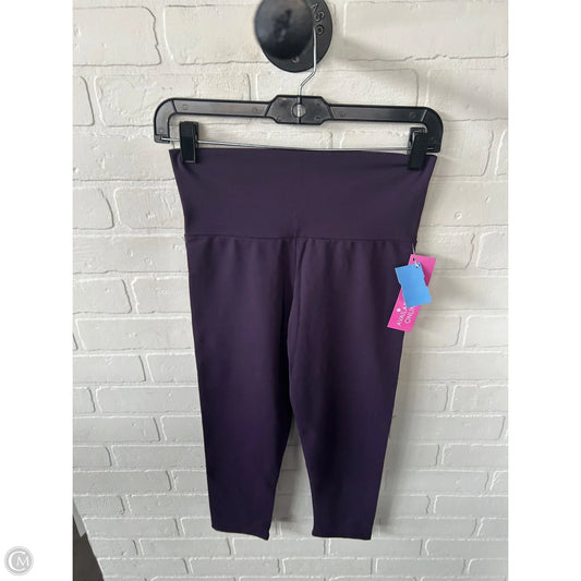 Athletic Capris By Clothes Mentor In Purple, Size: 4