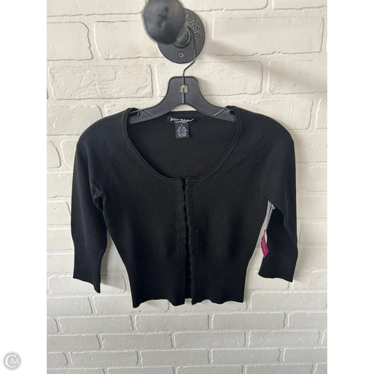 Sweater Cardigan By Betsey Johnson In Black, Size: S