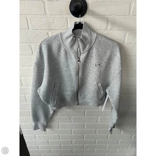 Athletic Jacket By Take Life Further In Grey, Size: L