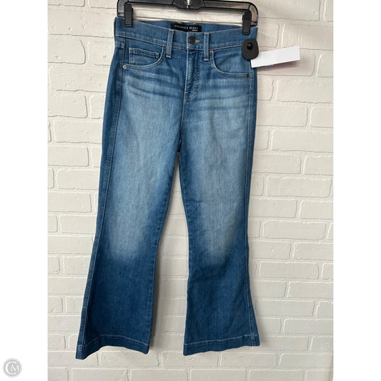 Jeans Flared By Veronica Beard In Blue Denim, Size: 0/24