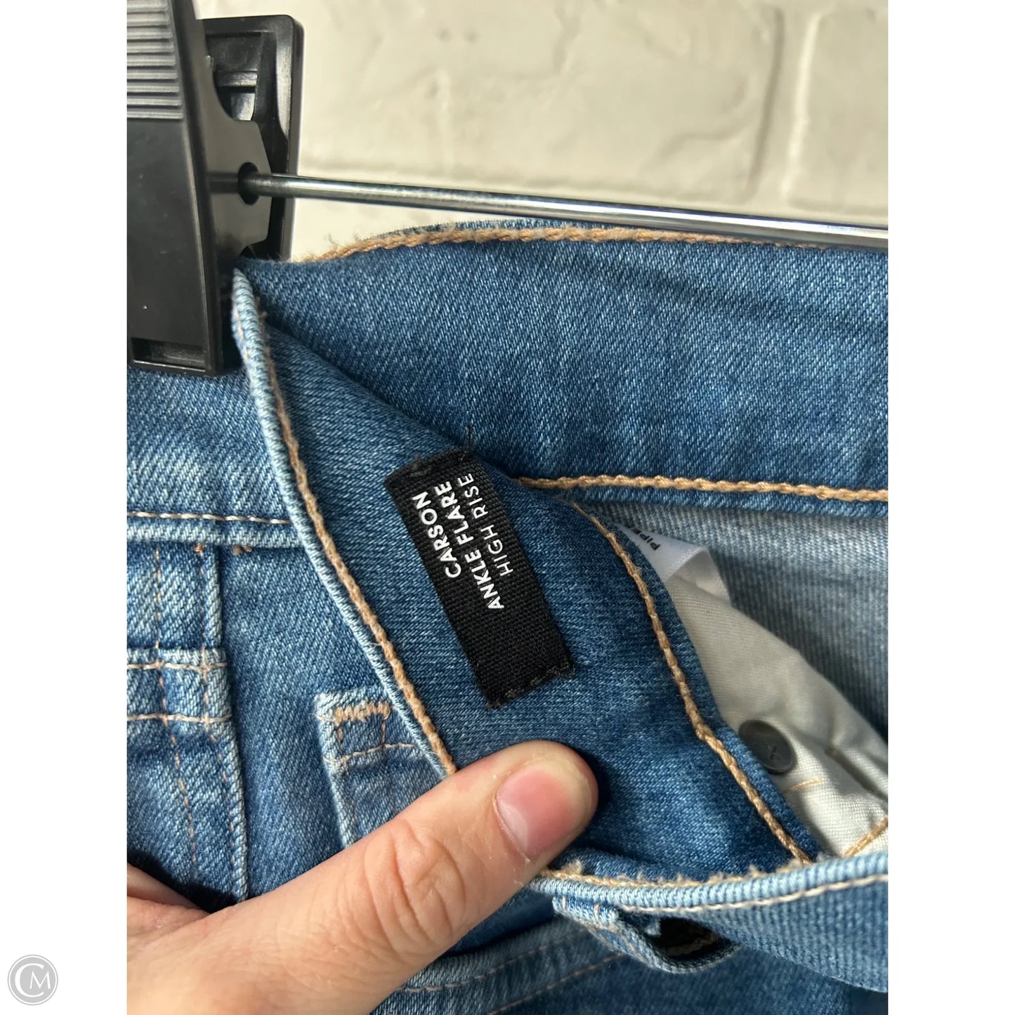 Jeans Flared By Veronica Beard In Blue Denim, Size: 0/24