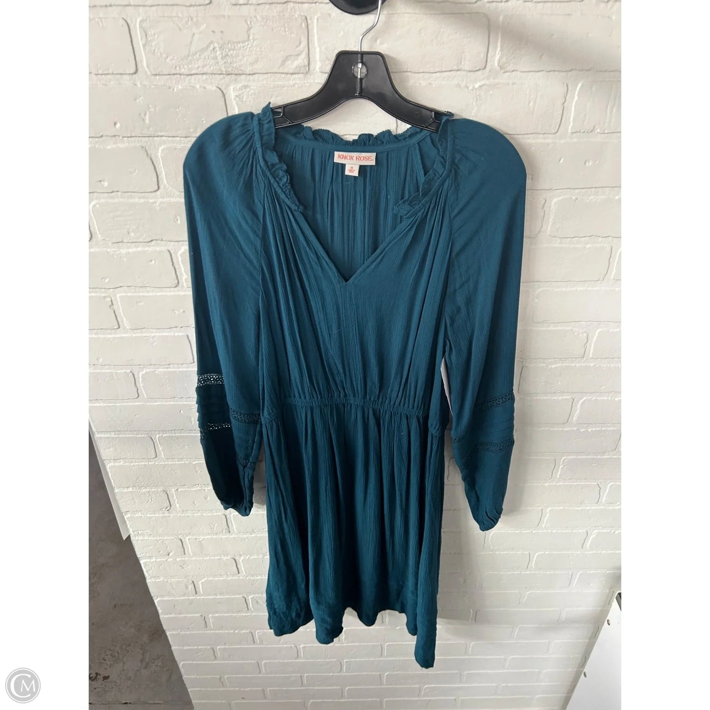 Dress Casual Short By Knox Rose In Blue, Size: M