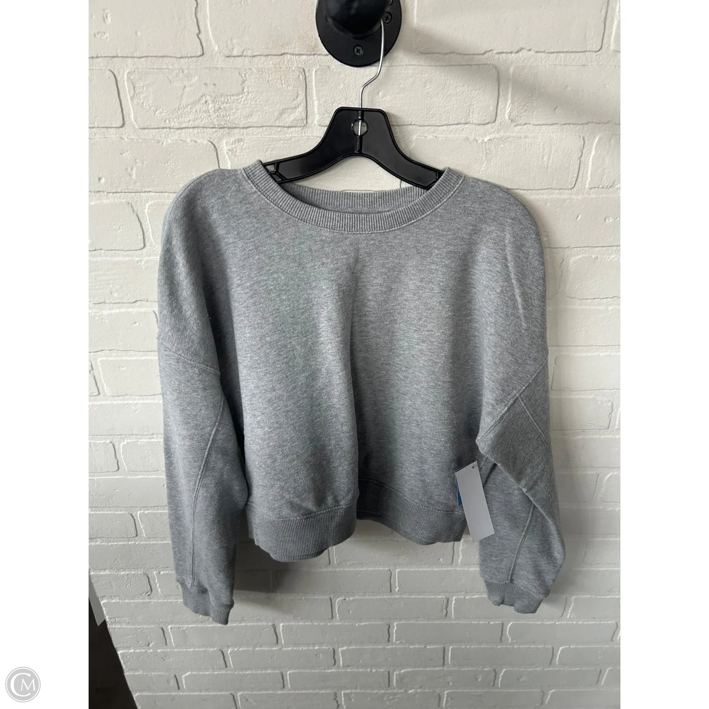 Sweatshirt Crewneck By Madewell In Grey, Size: M