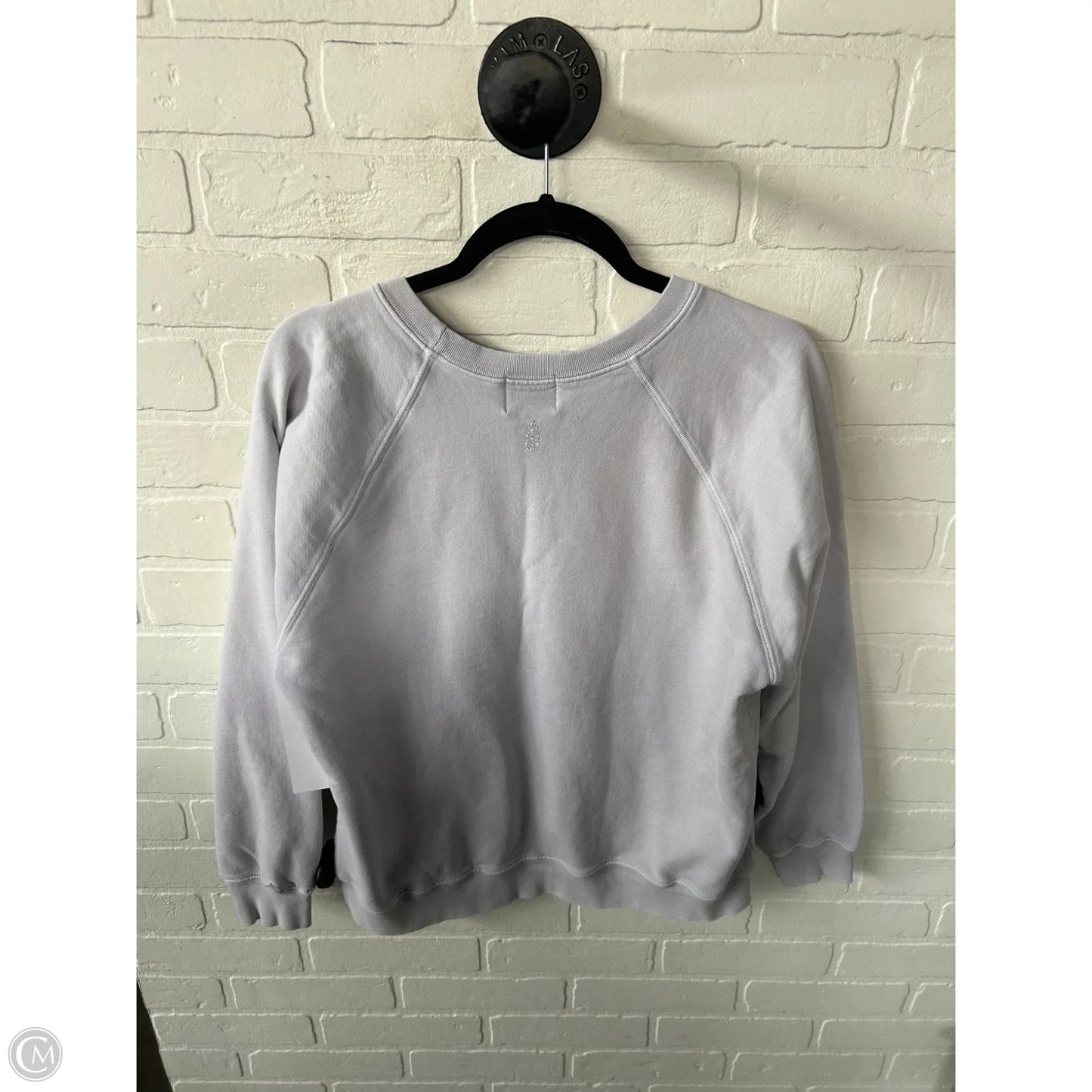 Sweatshirt Crewneck By Free People In Grey, Size: S