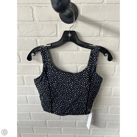 Athletic Bra By Cmc In Black & White, Size: Xl
