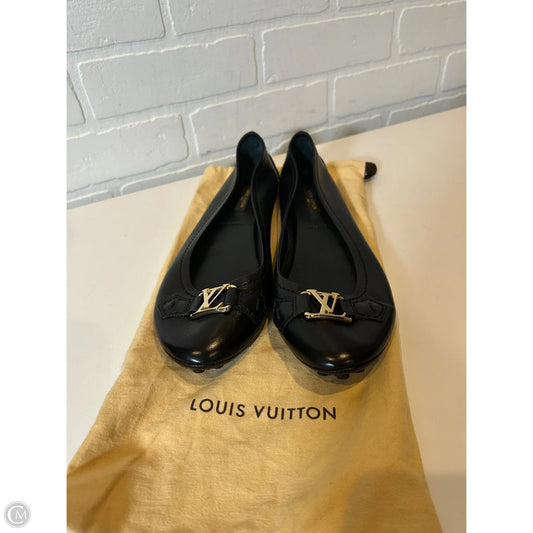 Shoes Luxury Designer By Louis Vuitton In Black, Size: 8