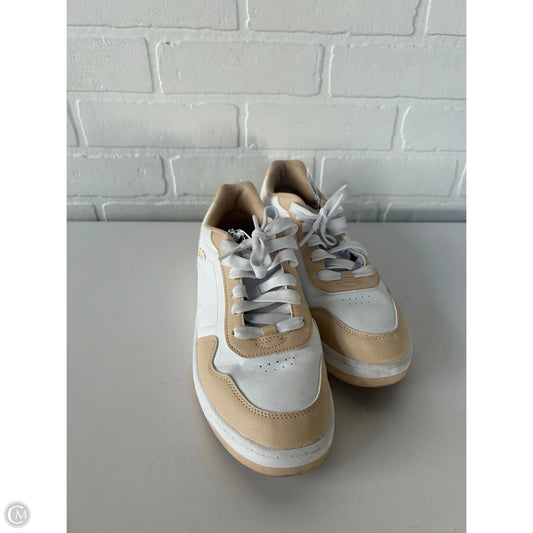 Shoes Sneakers By Puma In Tan & White, Size: 10