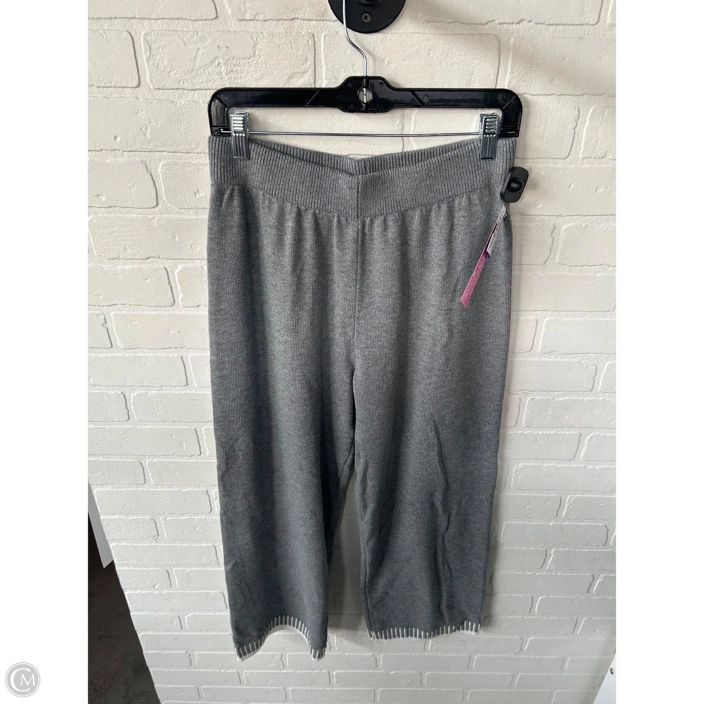 Lounge Set Pants By Prettygarden In Grey & White, Size: M