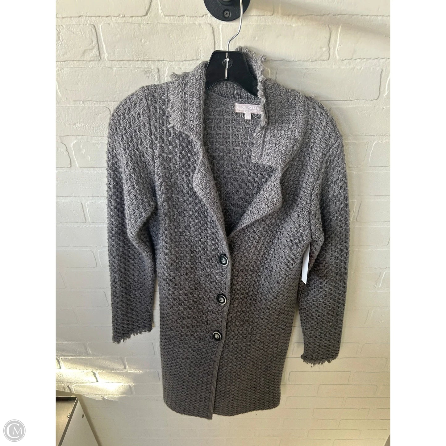 Sweater Cardigan By Cmc In Grey, Size: S