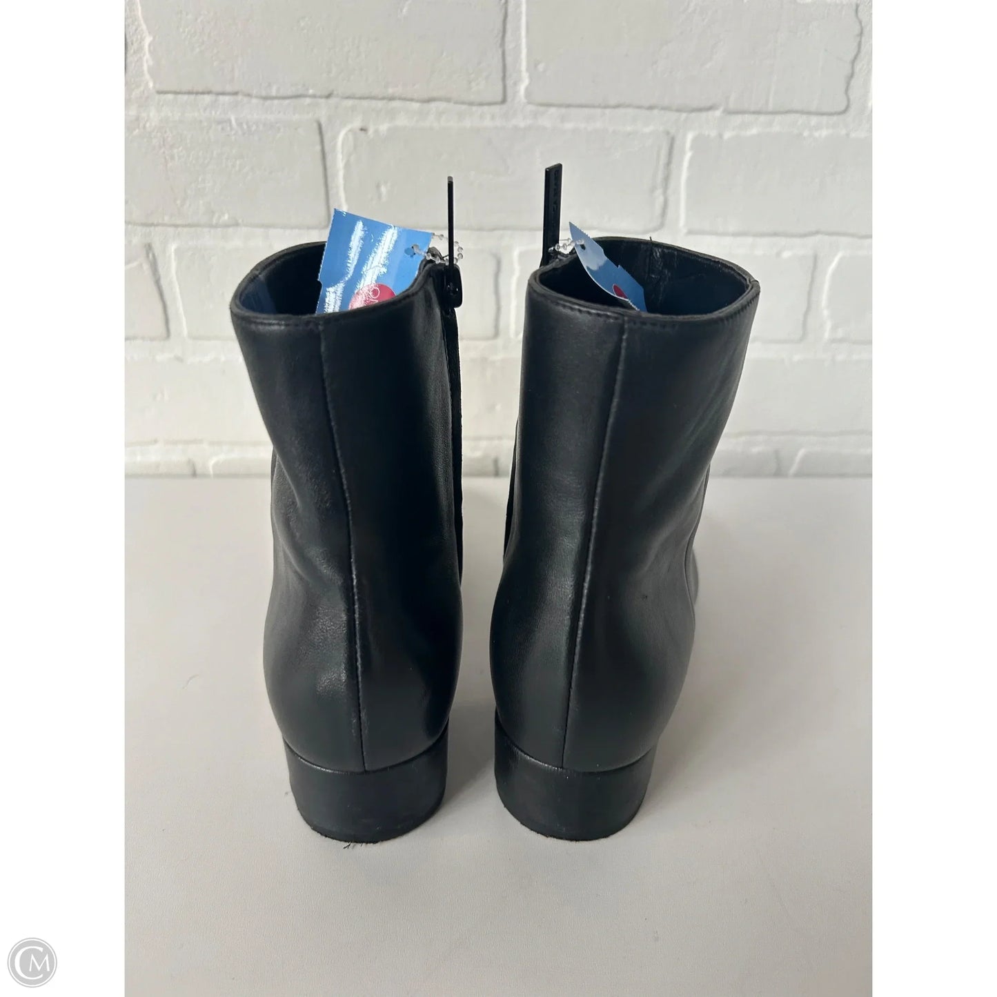 Boots Ankle Flats By Veronica Beard In Black, Size: 7