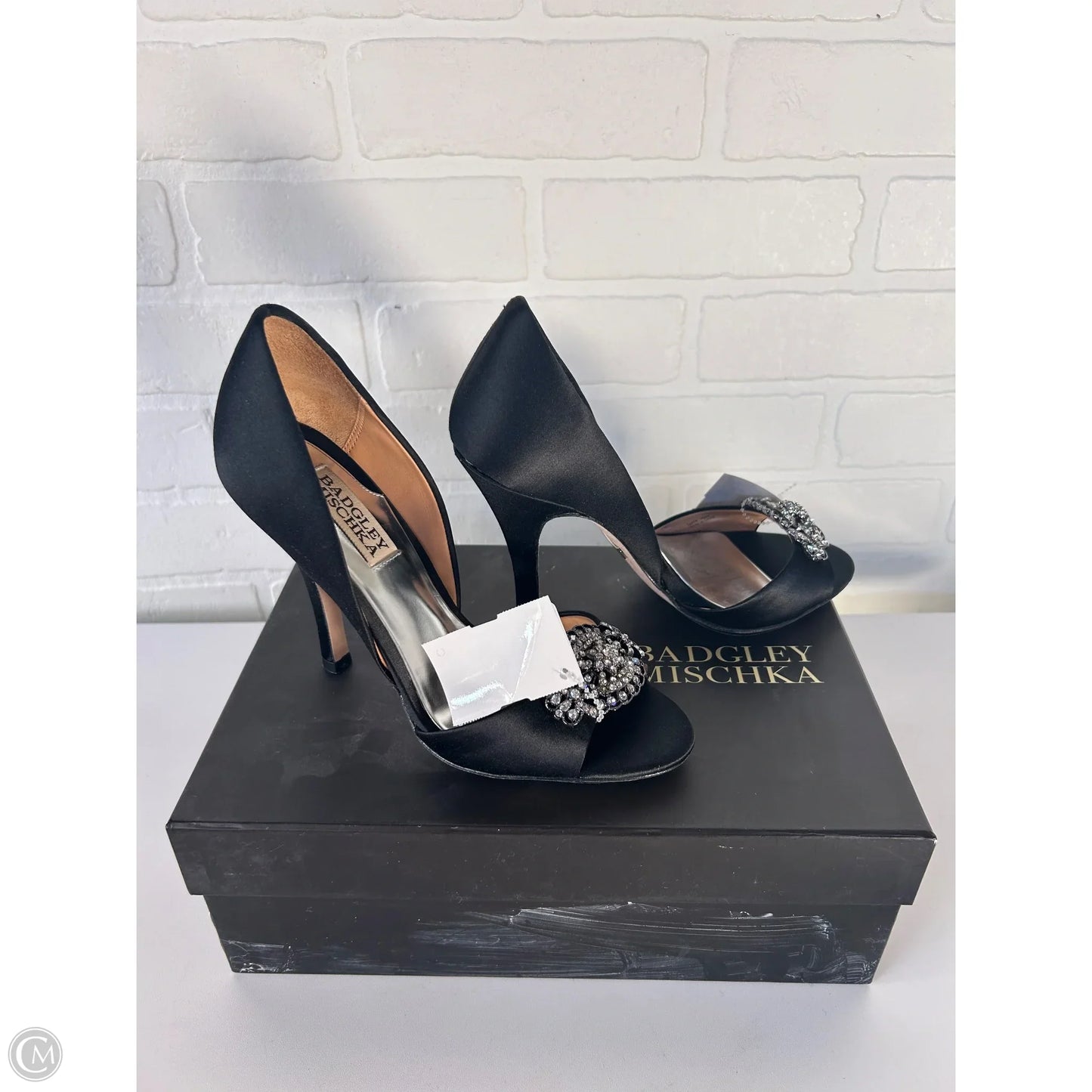 Shoes Heels Stiletto By Badgley Mischka In Black, Size: 6.5