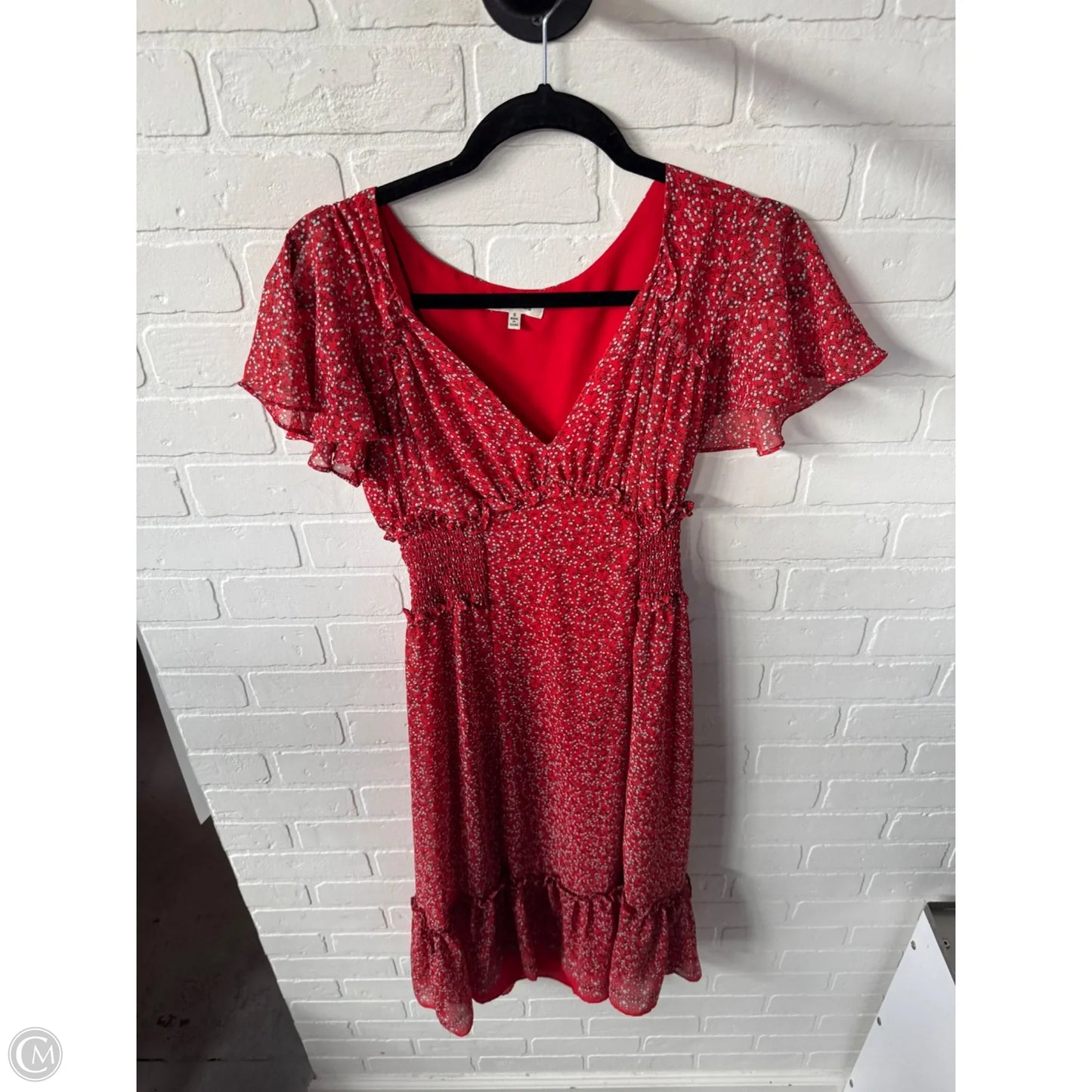 Dress Casual Midi By Max Studio In Red, Size: S