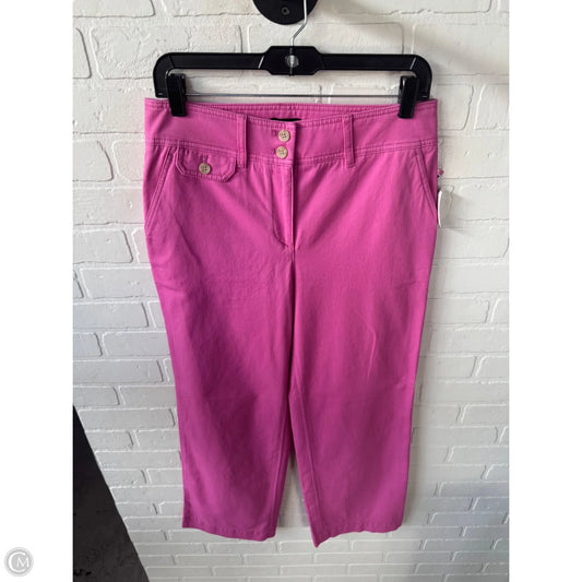 Pants Wide Leg By Talbots In Pink, Size: 4