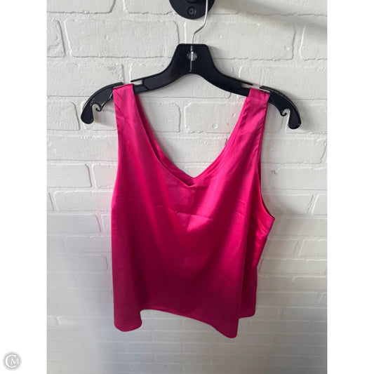 Top Sleeveless By Clothes Mentor In Pink, Size: Xl