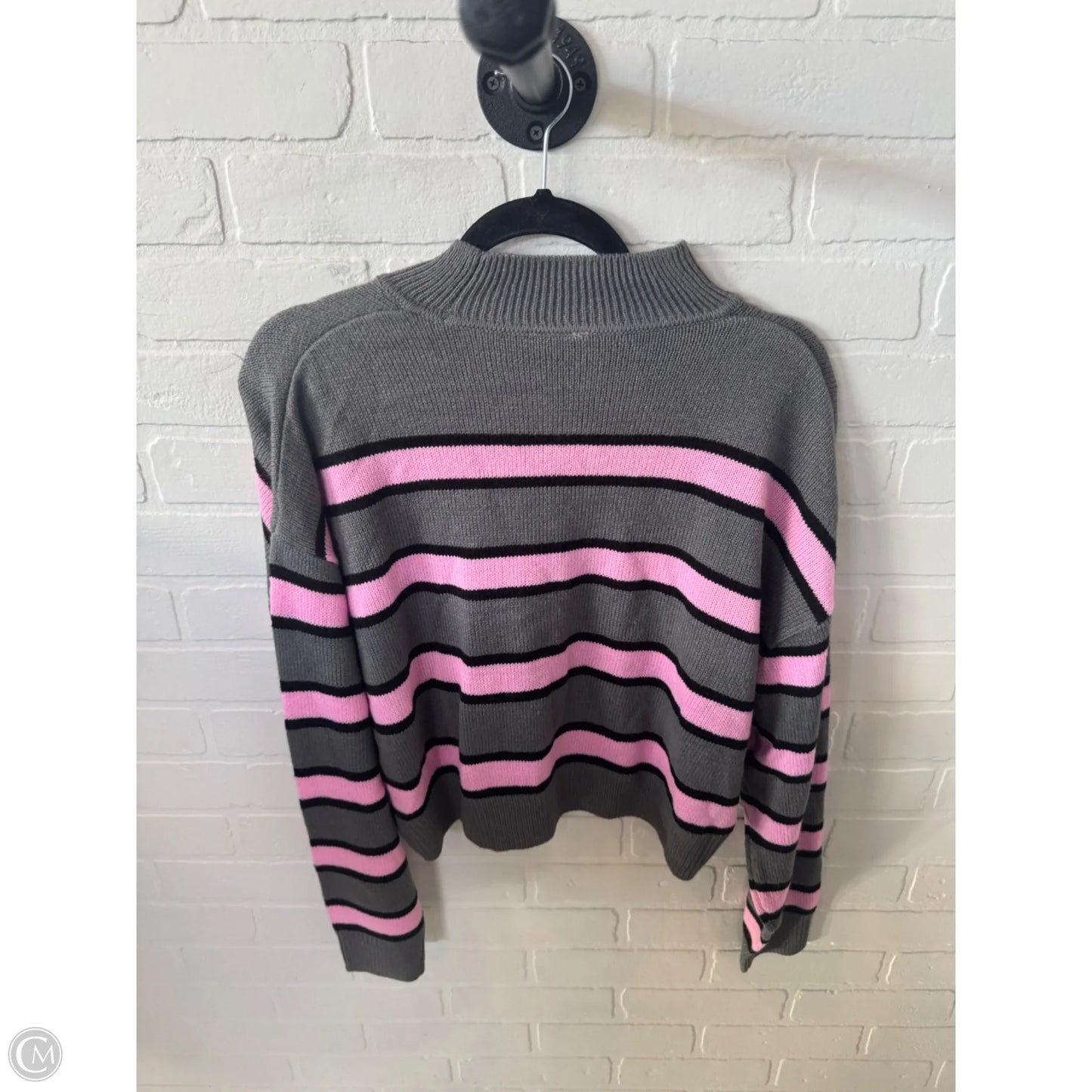 Sweater By Divided In Grey & Pink, Size: M