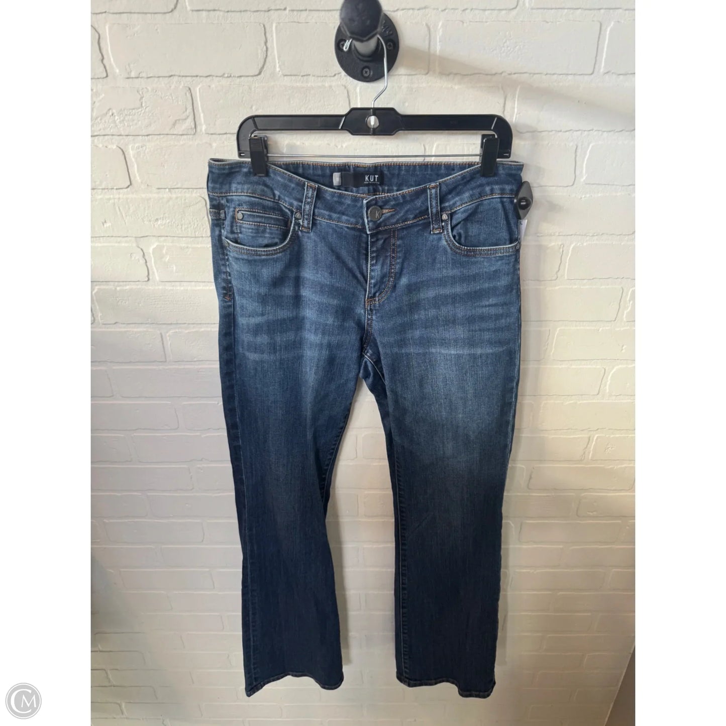 Jeans Boot Cut By Kut In Blue Denim, Size: 10