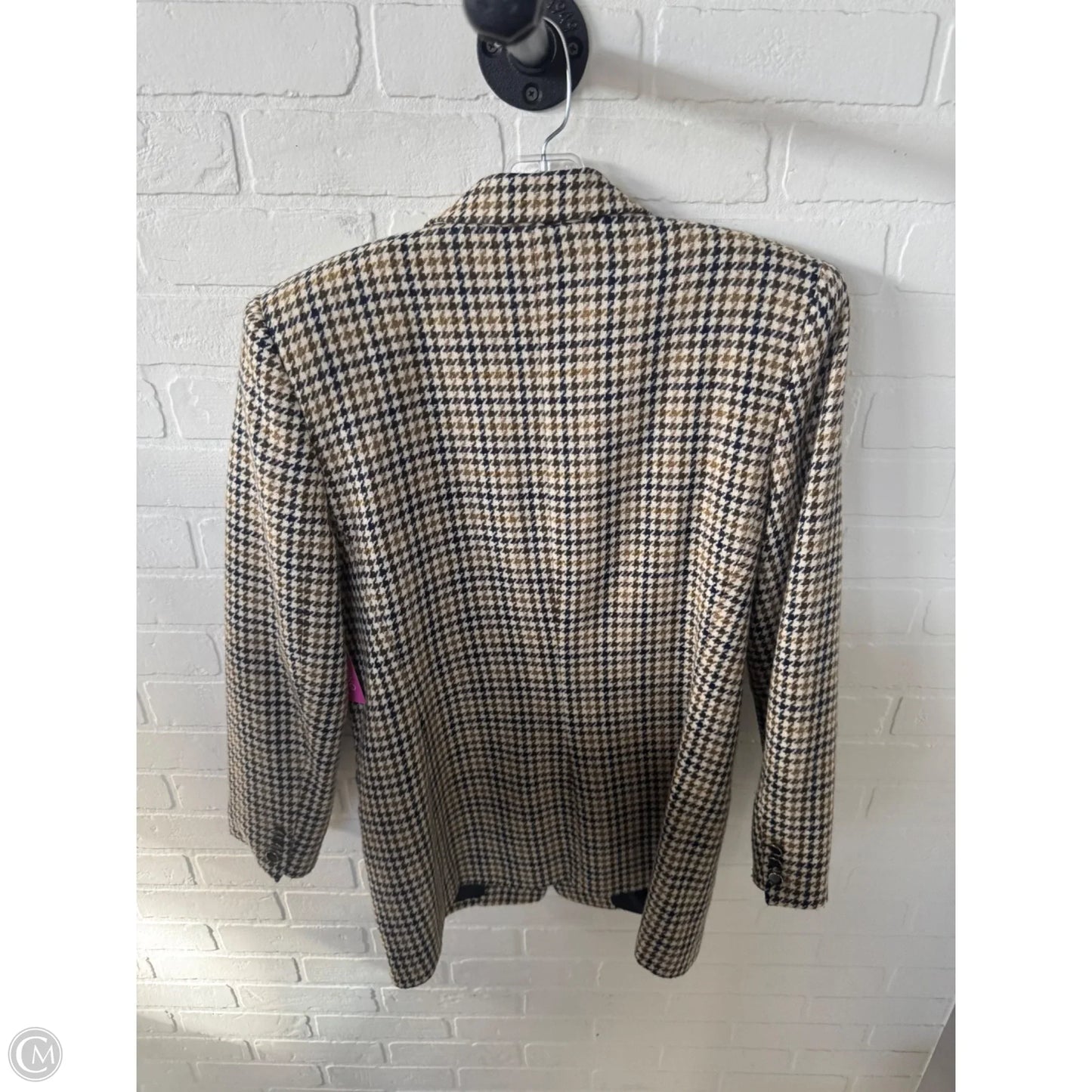 Blazer By Karen Scott In Black & Cream, Size: M