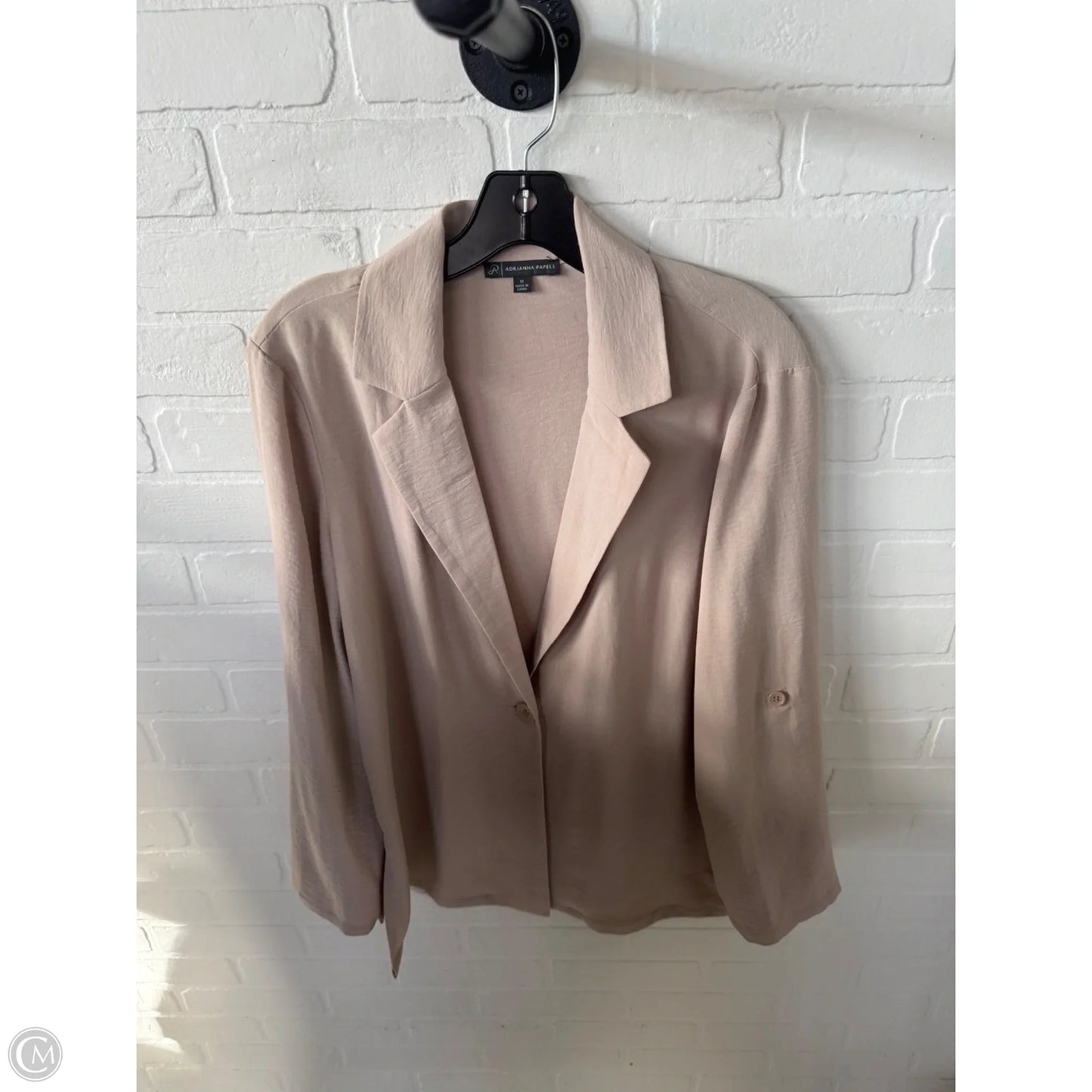 Cardigan By Adrianna Papell In Tan, Size: M