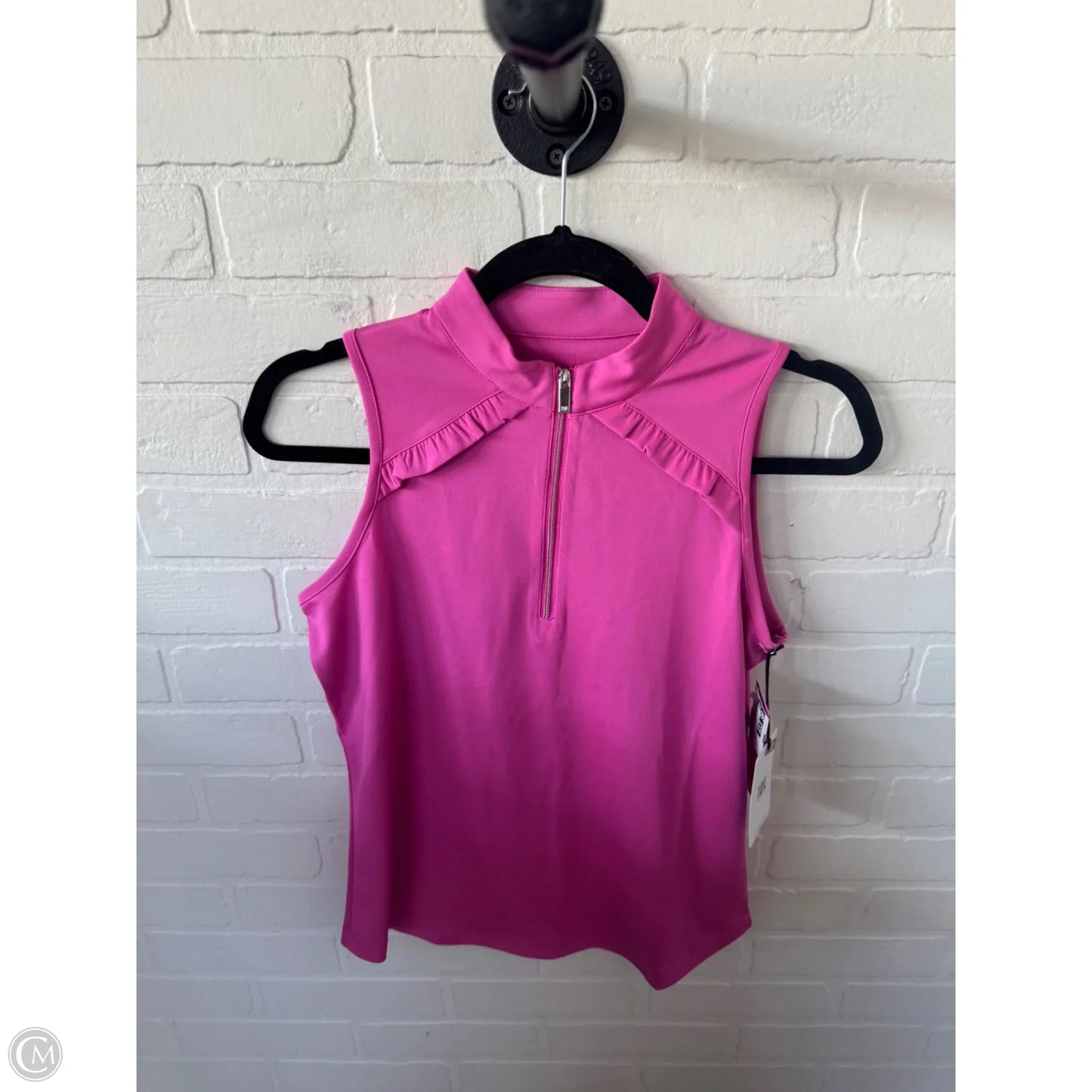 Athletic Top Short Sleeve By Tail In Pink, Size: S