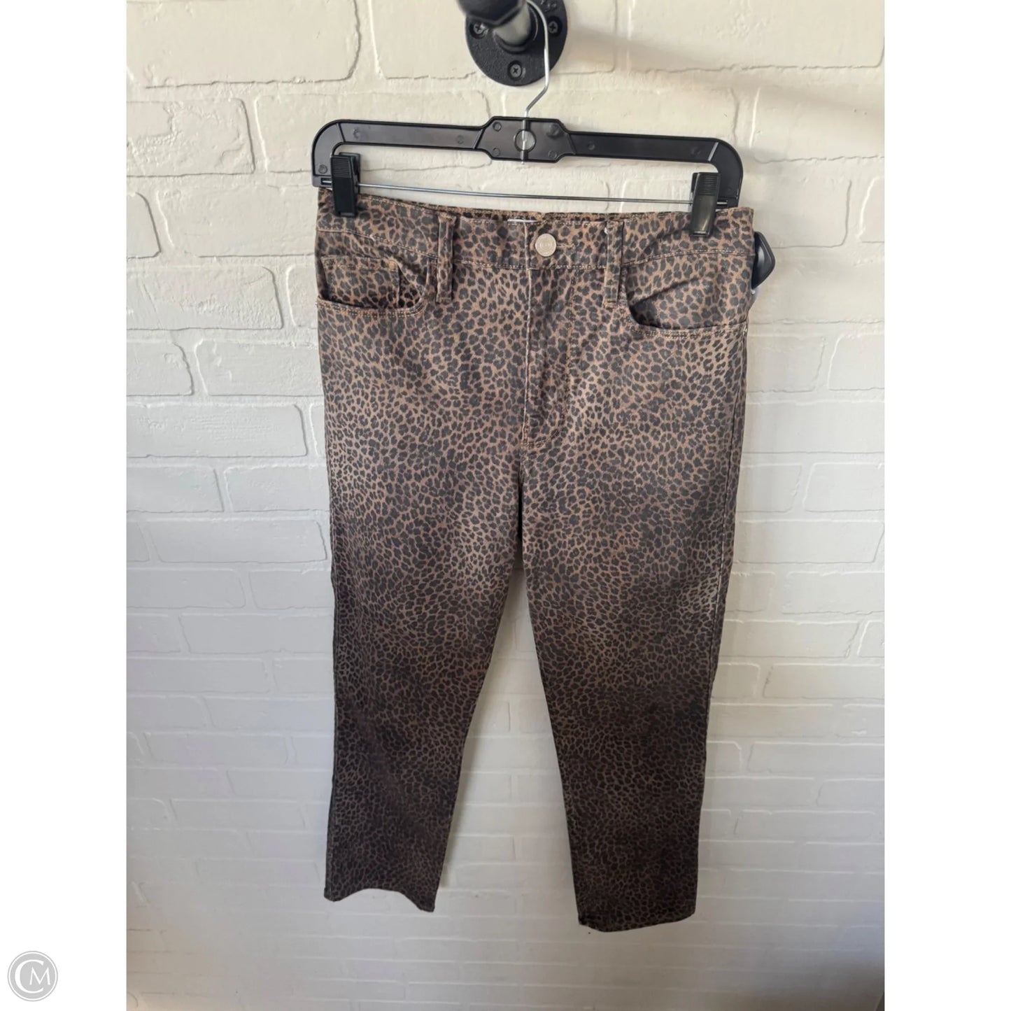 Jeans Straight By Frame In Brown, Size: 8