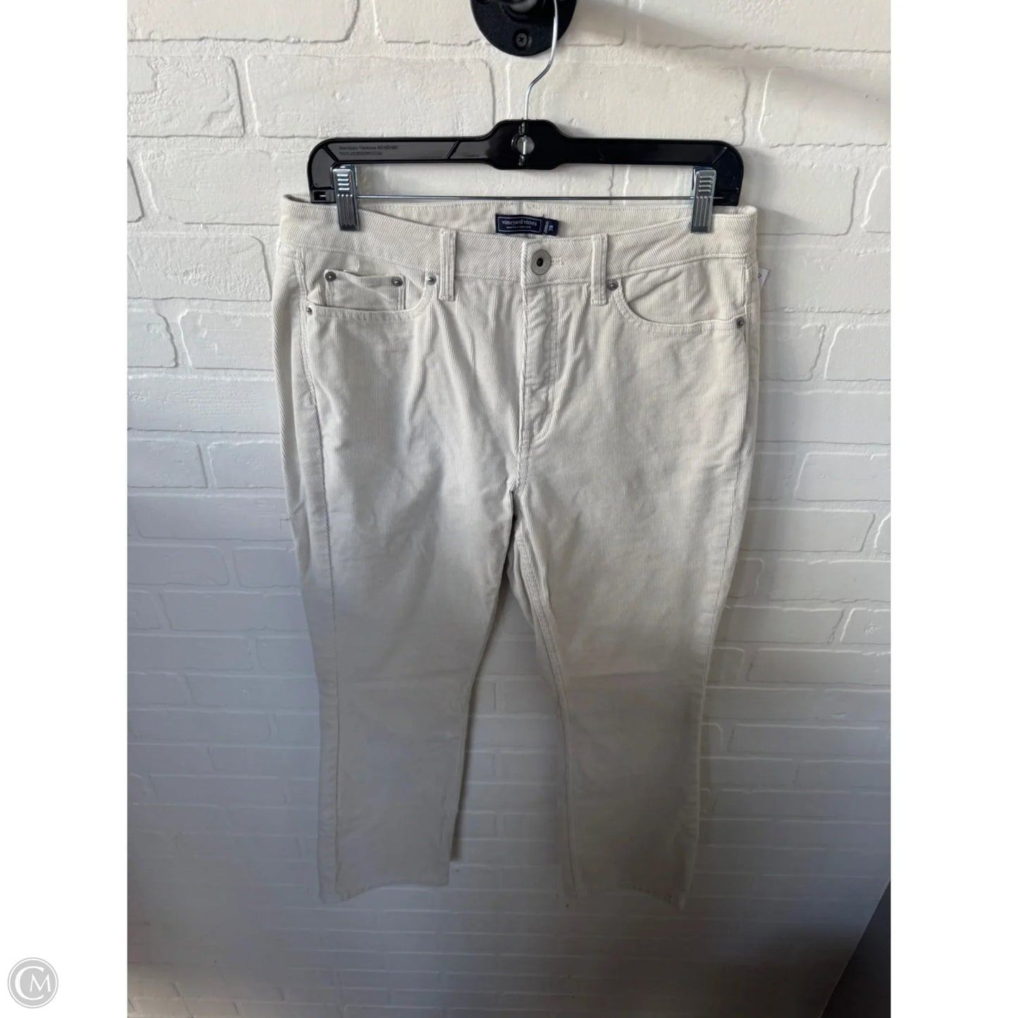 Pants Corduroy By Vineyard Vines In Cream, Size: 8