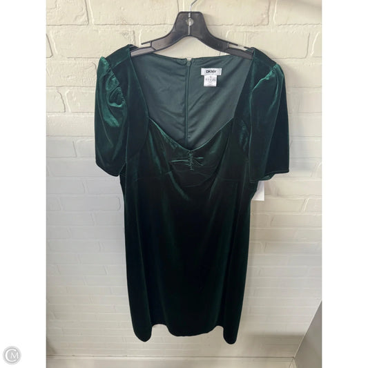 Dress Party Midi By Dkny In Green, Size: Xl