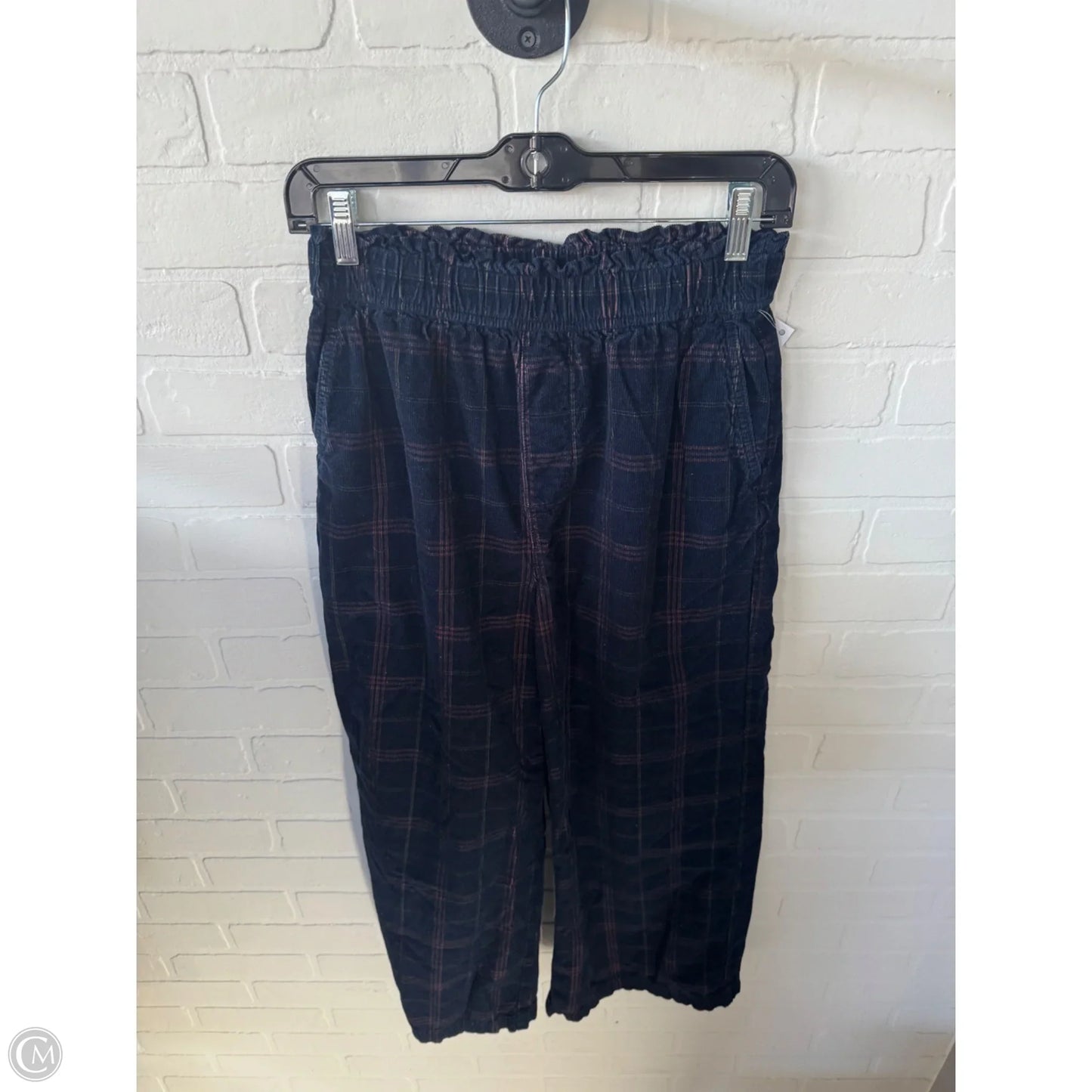 Pants Corduroy By Madewell In Navy, Size: 0