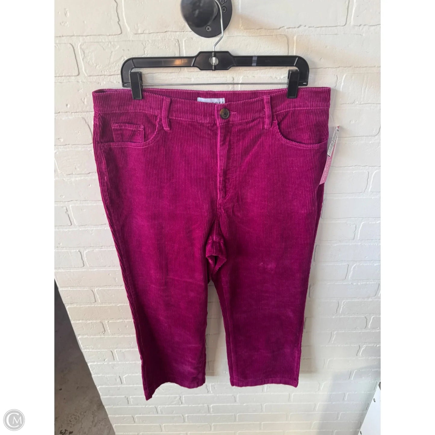 Pants Corduroy By Loft In Pink, Size: 16